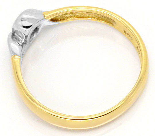 Foto 3 - Brillant-Diamant-Ring Top Modern 14K Gold, 0.16 Solitär, S3969