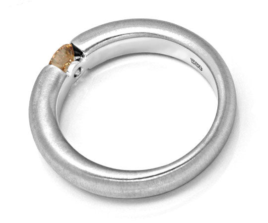 Foto 3 - Spann Ring, 0,3ct Diamant-Goldbraun Top Brillanz, S4331