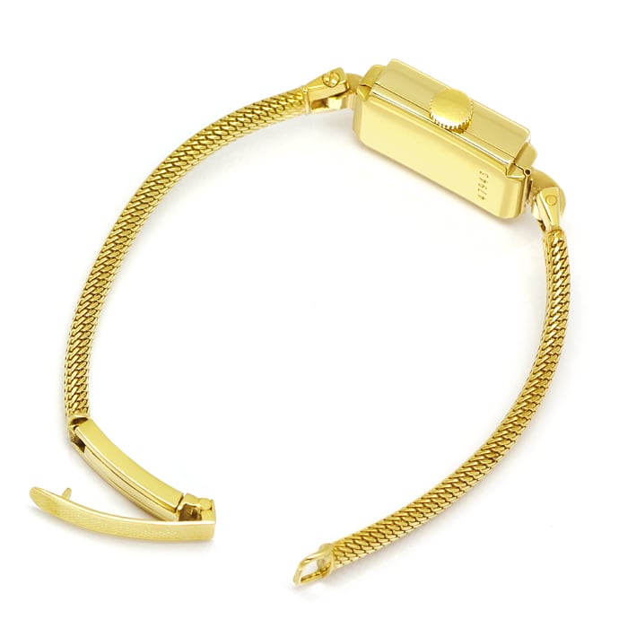 Foto 3 - Orlys Vintage Damen-Armbanduhr in 585er Gelbgold, U2616